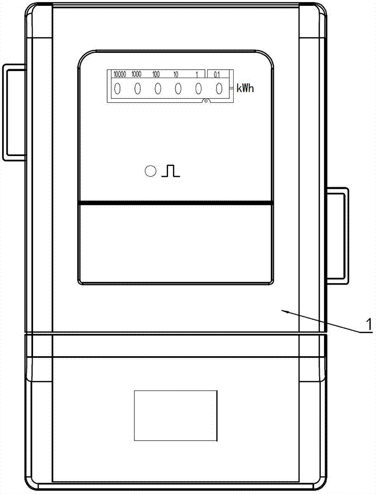 Power cut meter position management method and power cut meter position management device