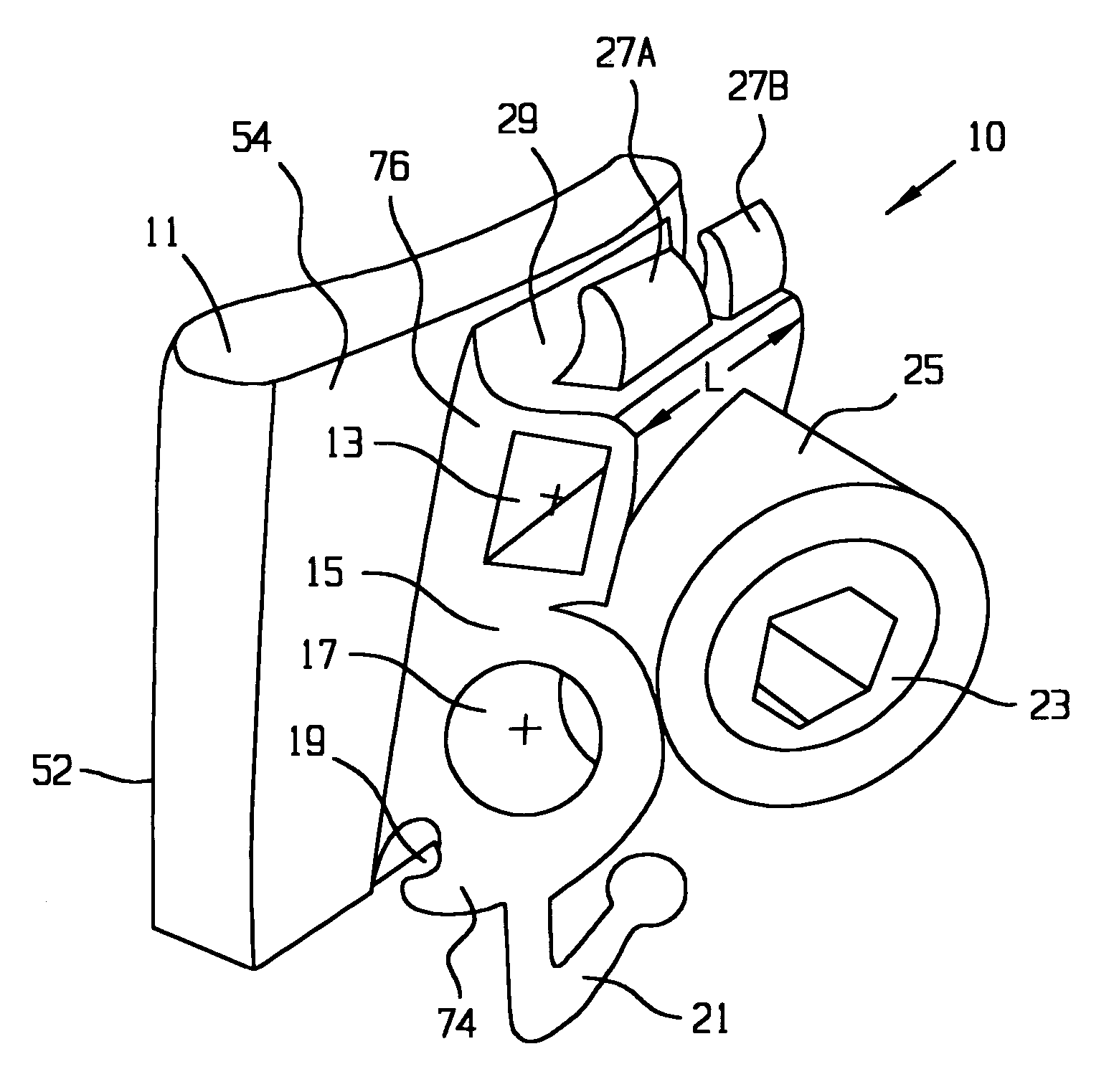 Molar tube lock