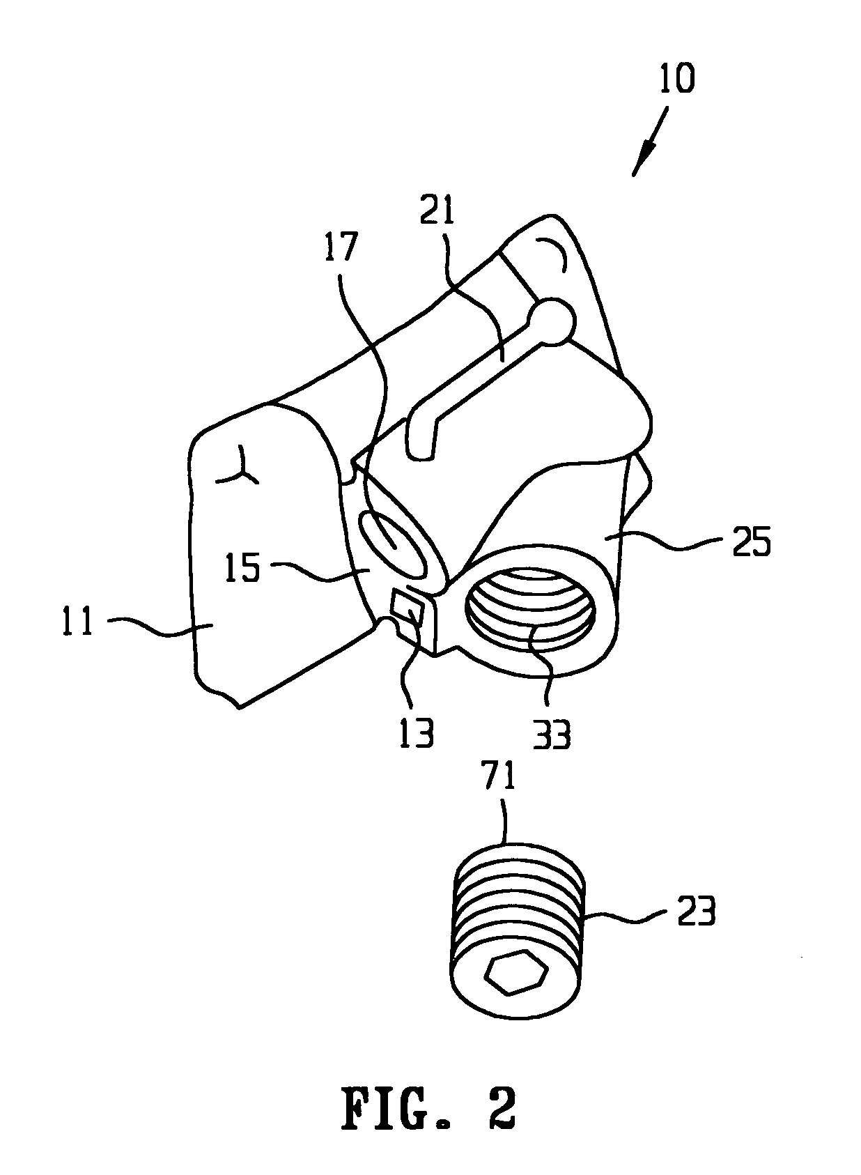 Molar tube lock