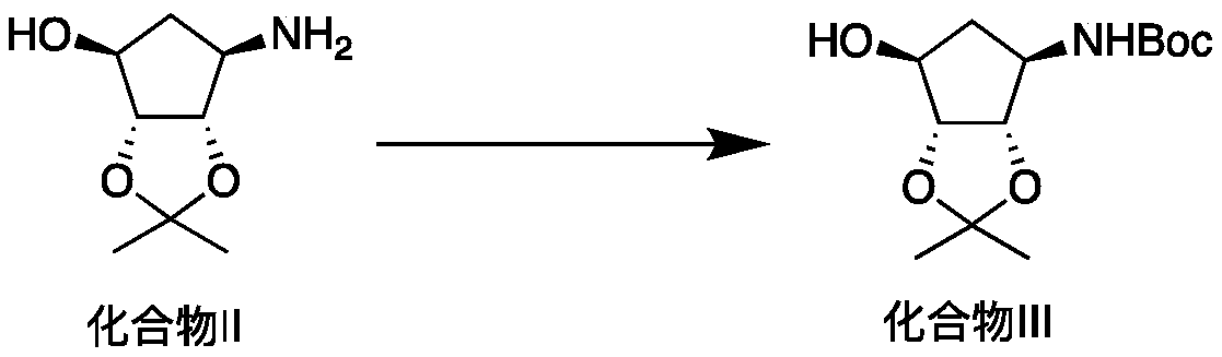 Production method of key intermediate of ticagrelor