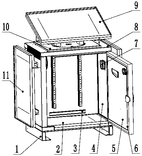 Energy-saving anti-freezing power distribution cabinet