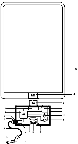 Mobile phone medical device for human health monitoring and diagnosis