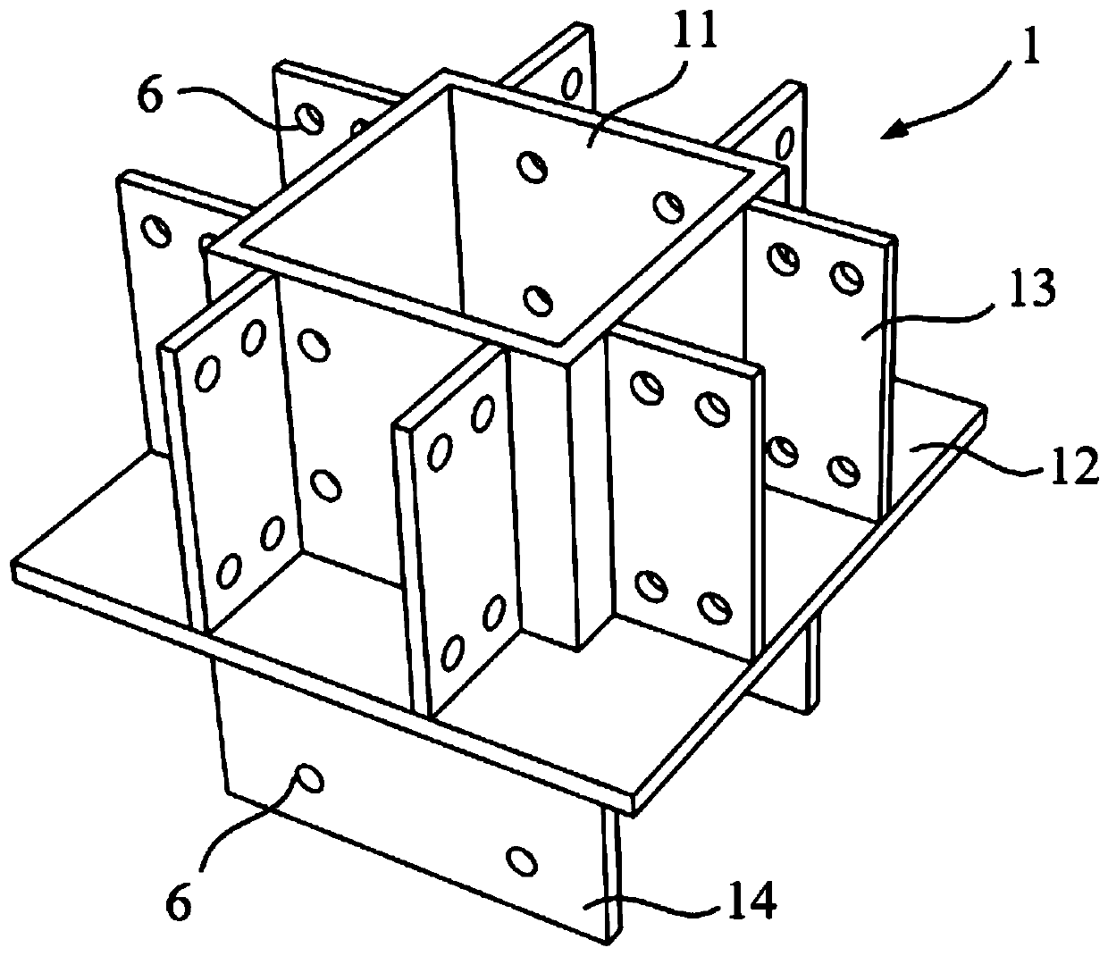 Assembled bamboo/wood beam/column, connection member and disassembling method thereof, and bamboo/wood structure node