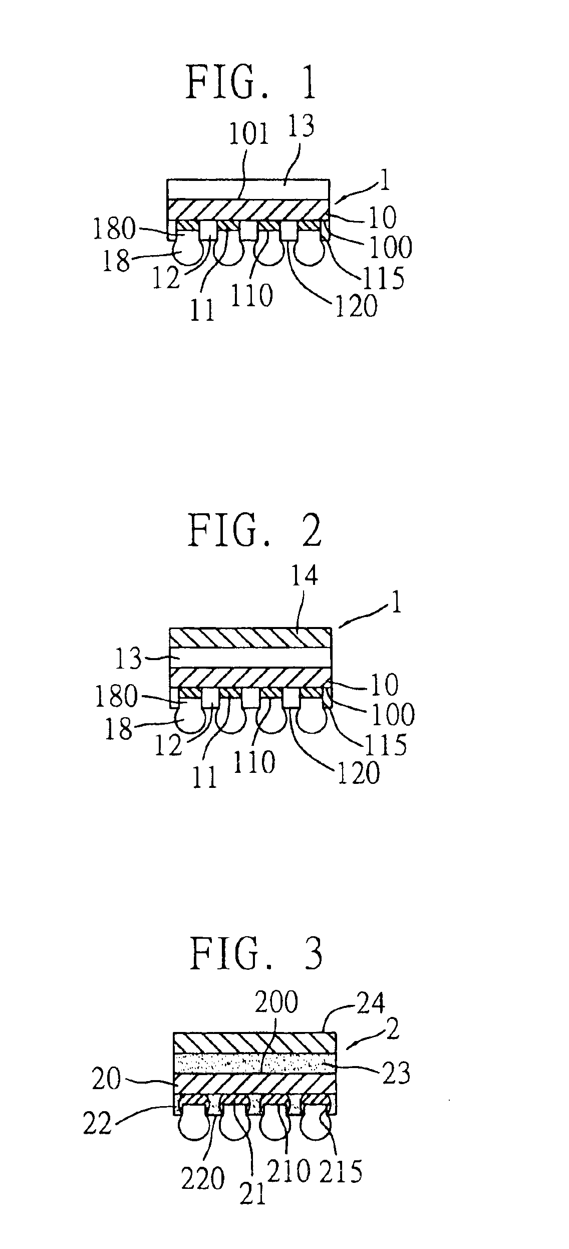 Encapsulated semiconductor package free of chip carrier