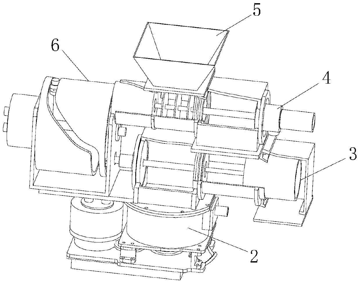 Double-piston type pneumatic conveyer