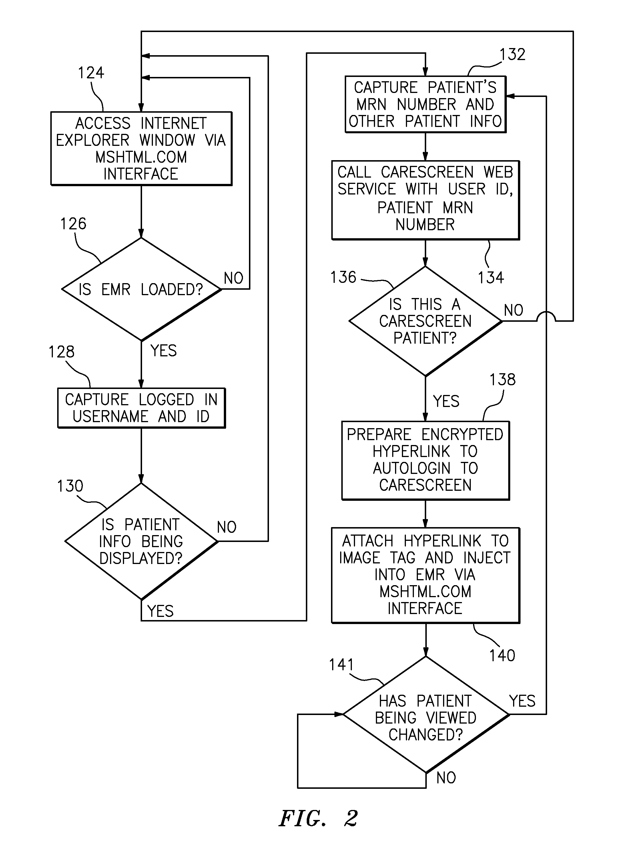 Software for streamlined access between an emergency room and web-based medical software