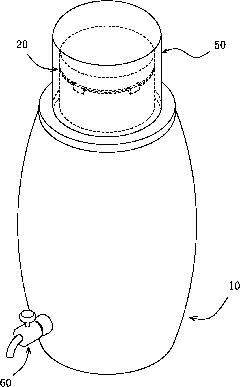 Wine storage device capable of guaranteeing quality and being repeatedly used