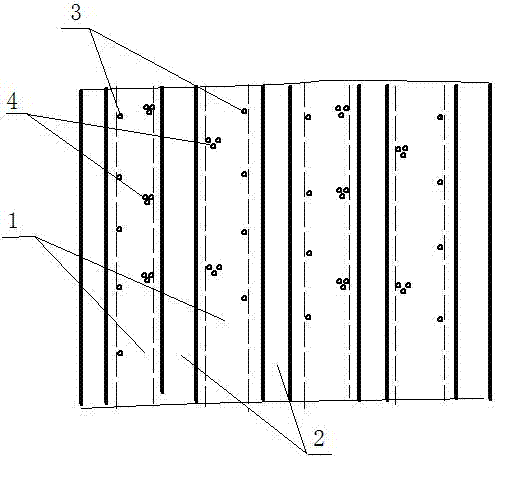 Multi-plant corn and multi-plant soybean intercropping method on ridge edges of two ridges