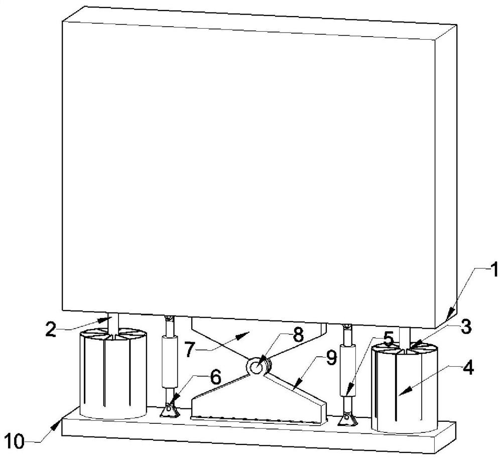 Shear wall system with hysteretic inertia