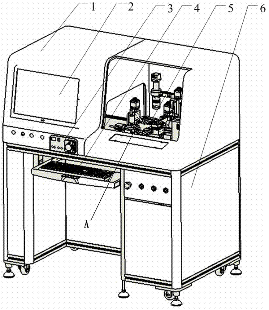 Thin-wall structural member automatic arranging and positioning machine and arranging and positioning method before finish machining