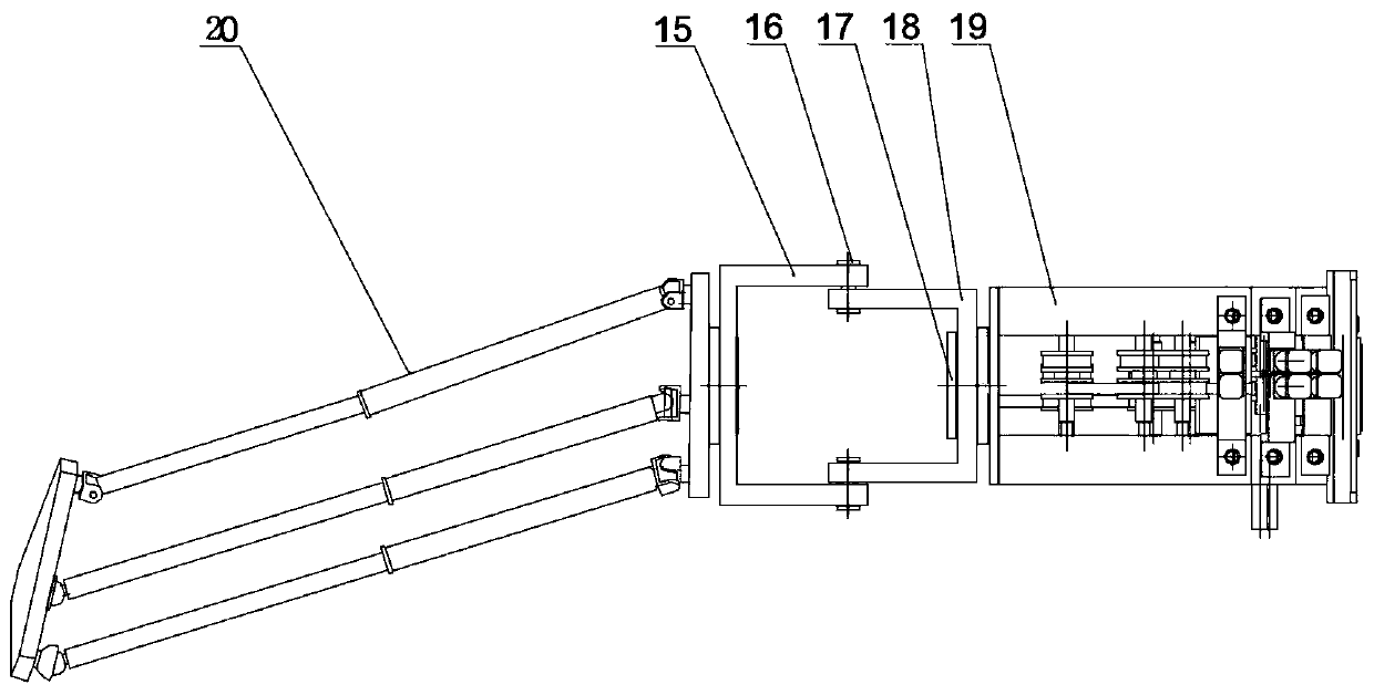 Marine wind power blade carbon fiber automatic forming equipment and laying process method