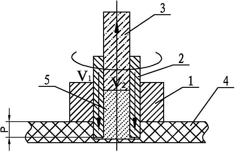 Asymmetric backfilling type friction stir spot welding method eliminating holes and annular trenches