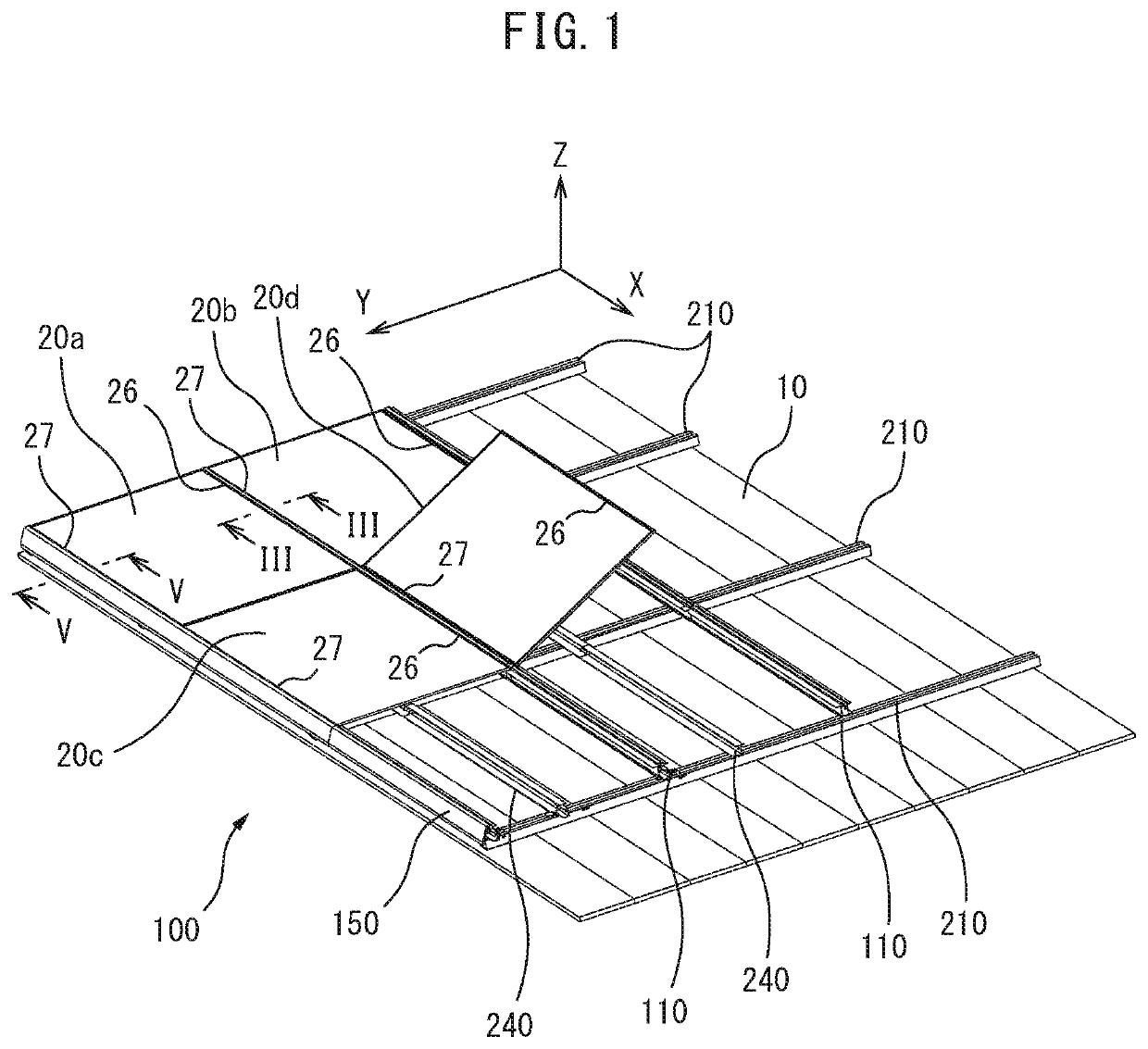 Fastening device and fastening method of solar cell module