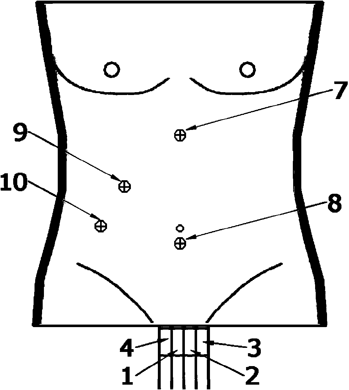 High-simulation laparoscopic surgery simulated training device