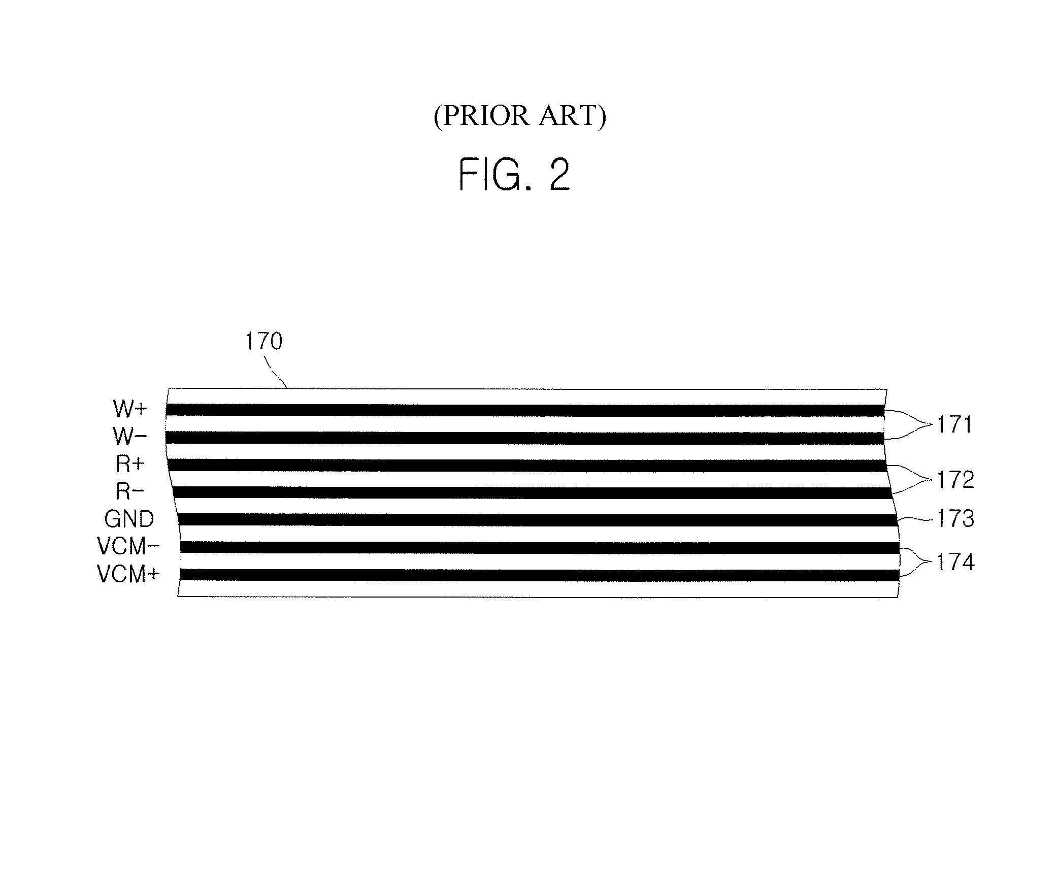 Hard disk drive apparatus having a flexible printed circuit with a plurality of traces in a specified order