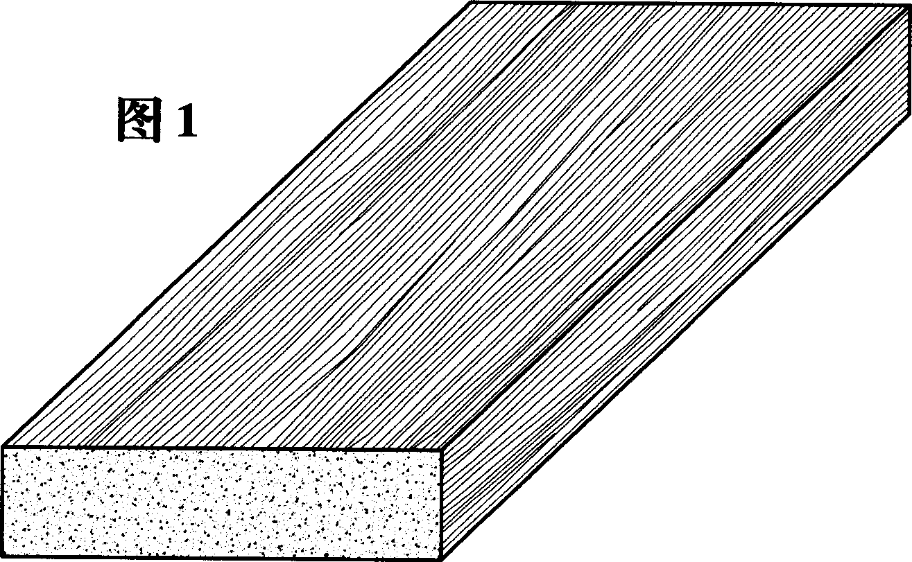 Improved type fine carpentry wood core plate and making method