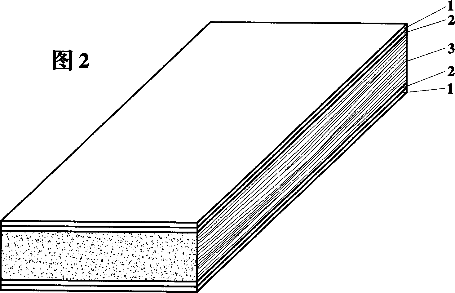 Improved type fine carpentry wood core plate and making method