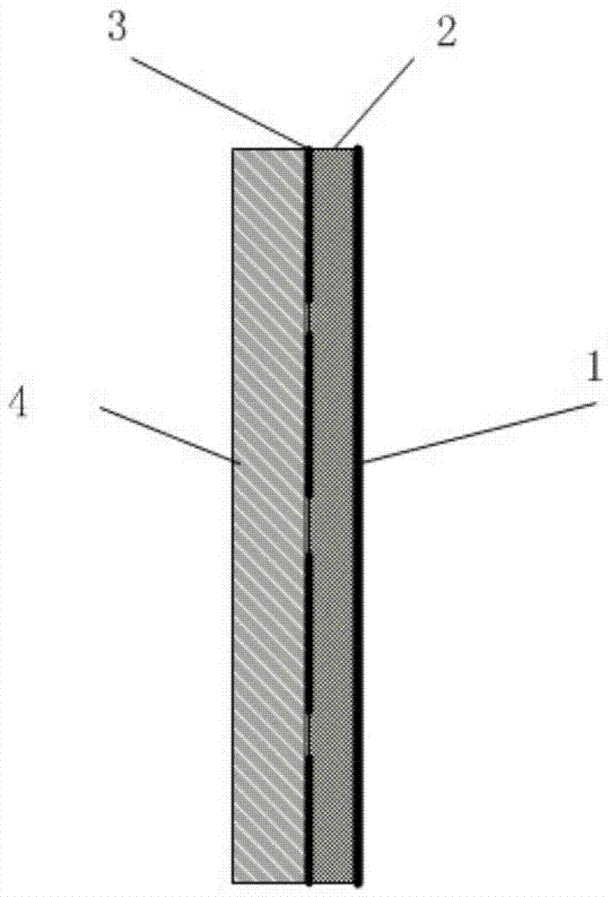 Composite wave-absorbing material with wide frequency bands