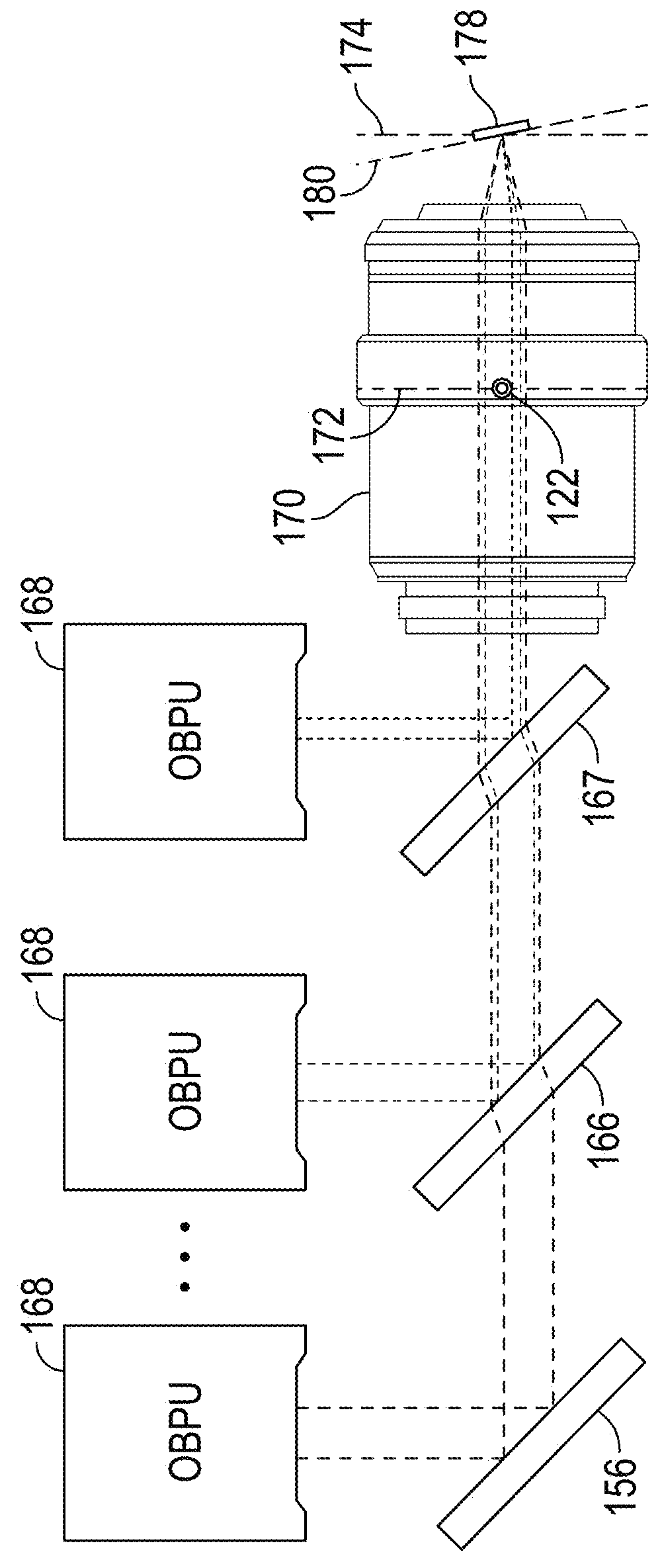 Optical beam positioning unit for atomic force microscope