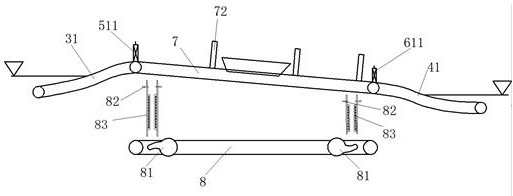 A continuously operating navigable building and its operating method