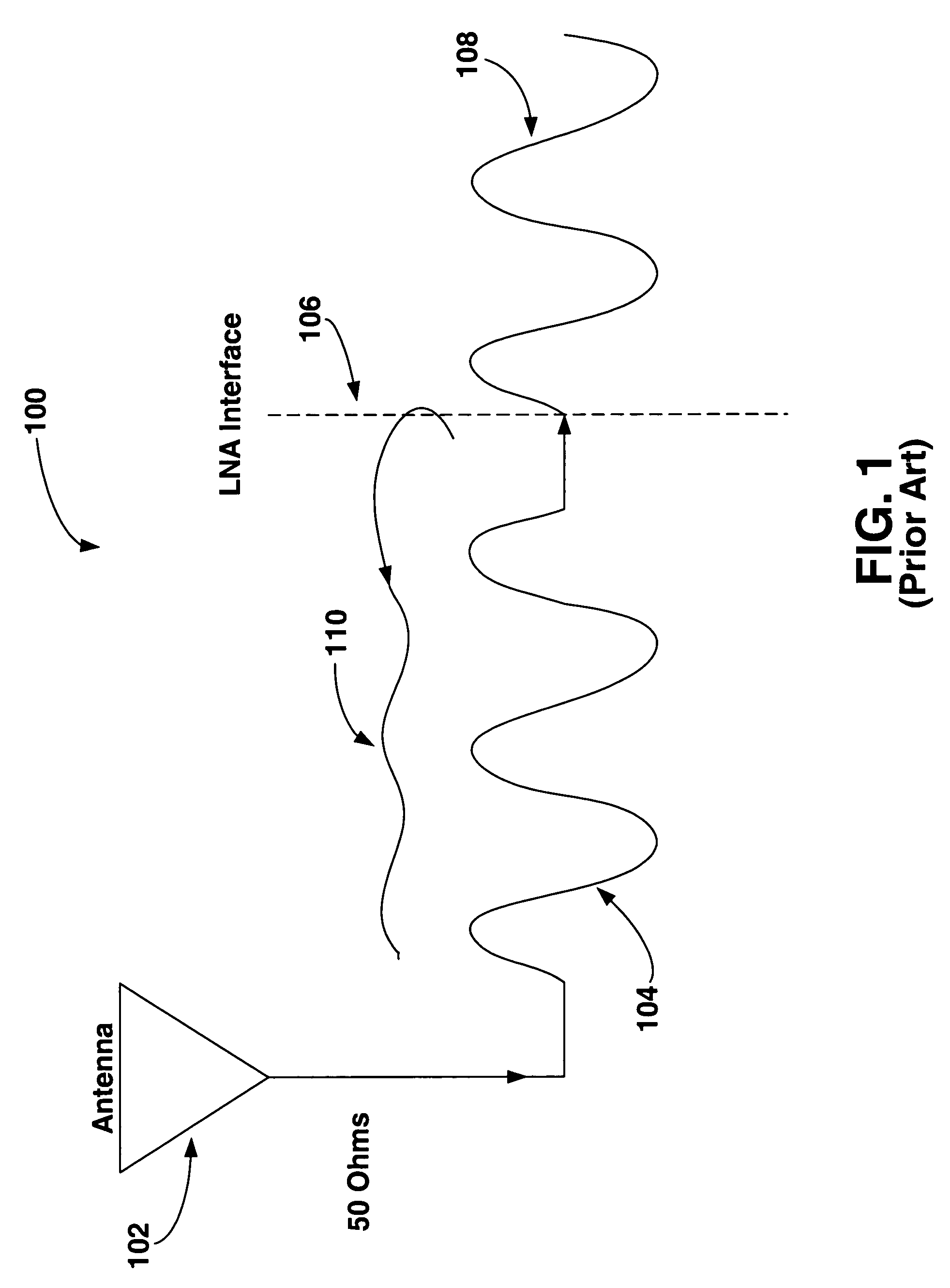 Fully differential, high Q, on-chip, impedance matching section