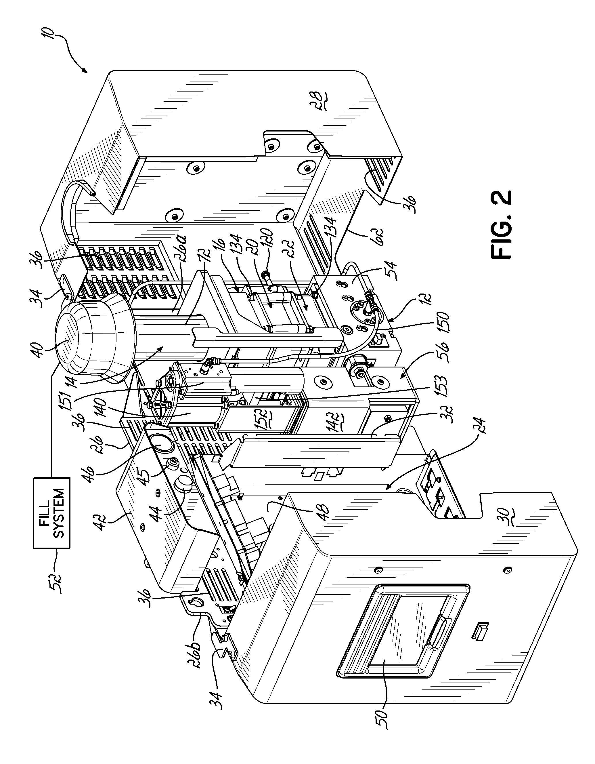 Adhesive dispensing device having optimized cyclonic separator unit