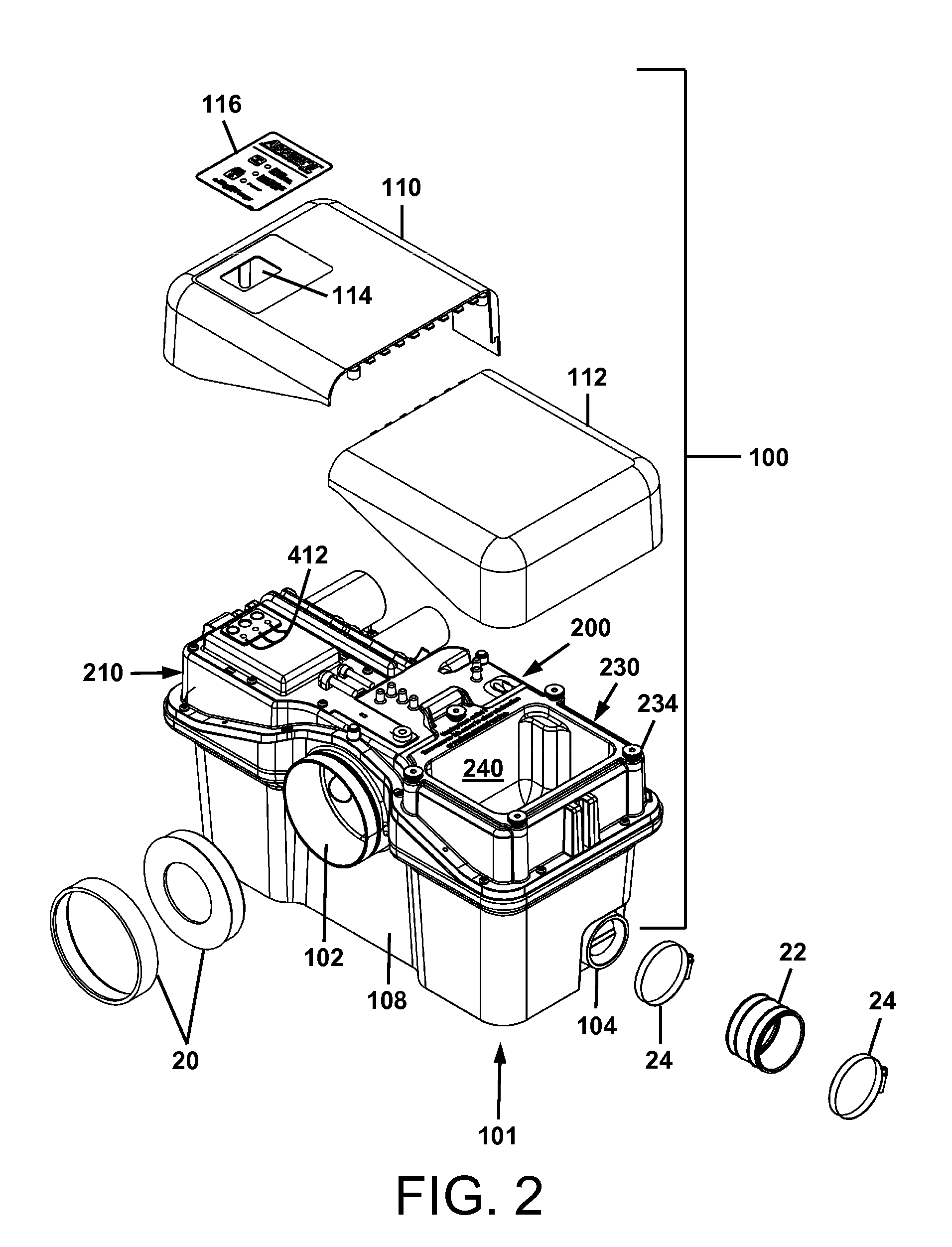 Macerating apparatus and method