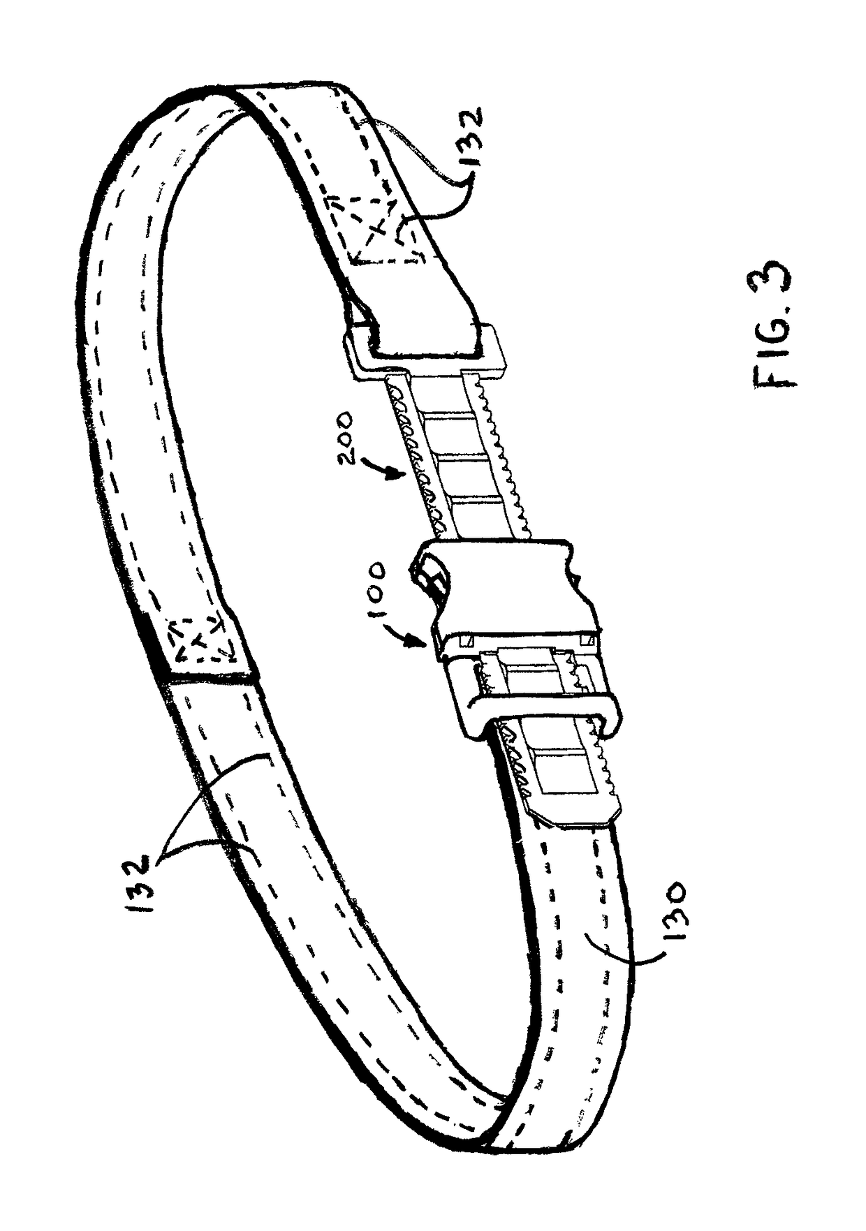 Side release buckle fastener with semi rigid insertion structure