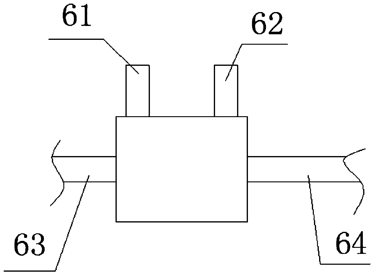 Efficient catalytic treatment device for phthalic anhydride tail gas