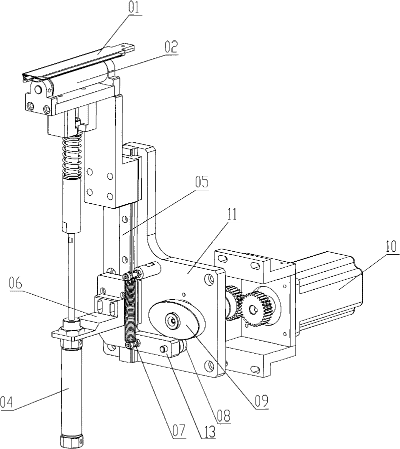 Cam following tension control device for lithium battery winder