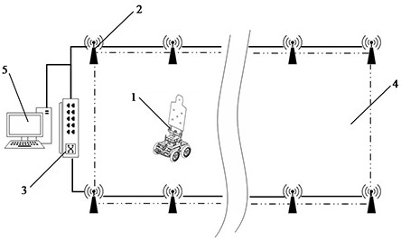 Laser confrontation training robot target system and control method thereof