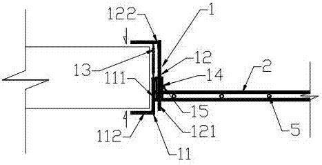 Elevator door opening protective fence convenient to assemble and disassemble