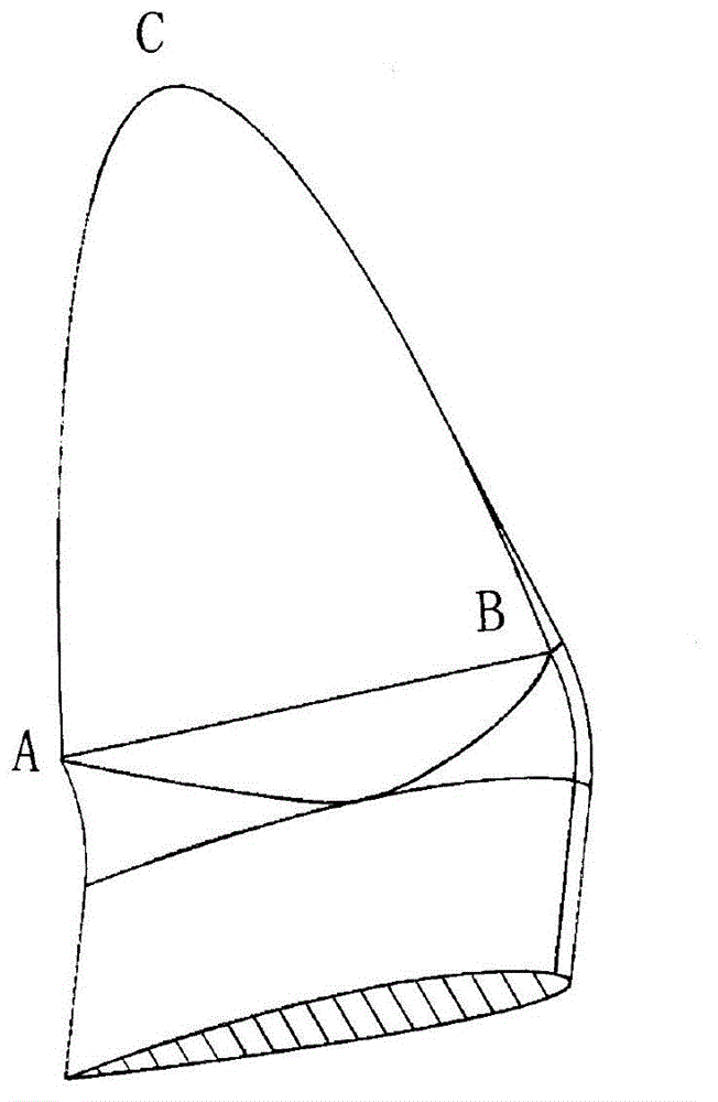 Blades and impeller of vertical-shaft wind power generator