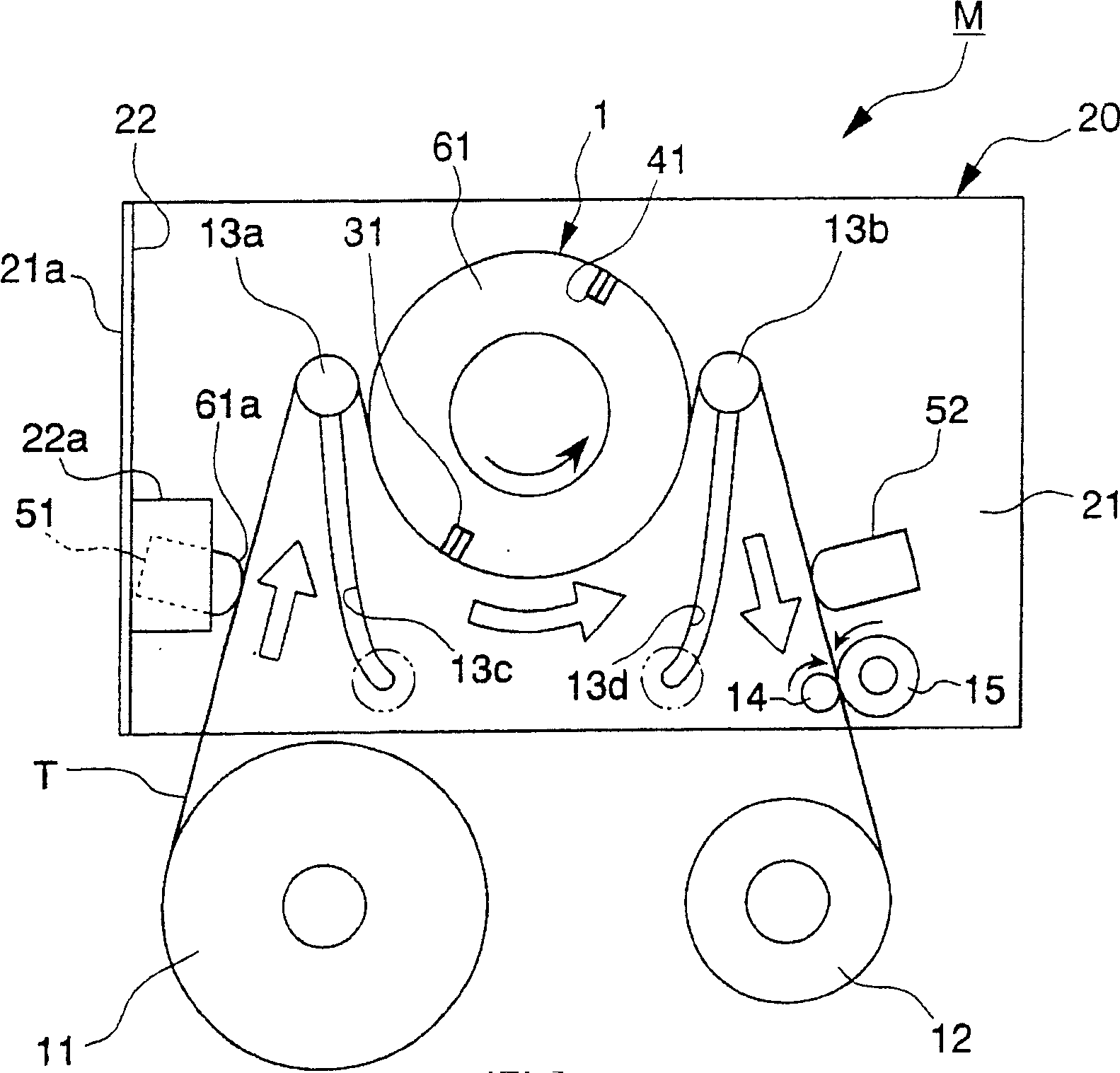 Assembly structure of magnetic head assembly unit