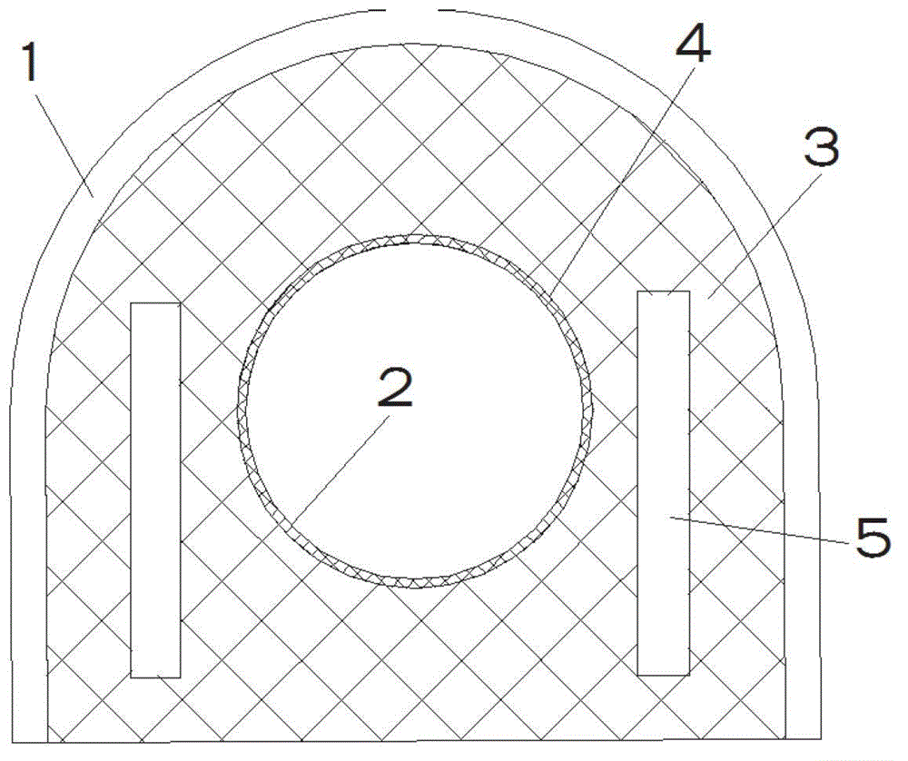 Stabilizer bar bushing structure of motor vehicle