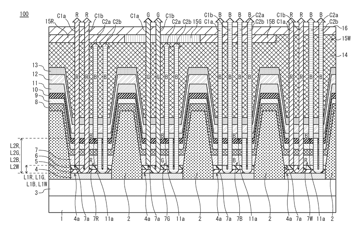 Organic el display panel, display device incorporating same, and organic el display panel manufacturing method