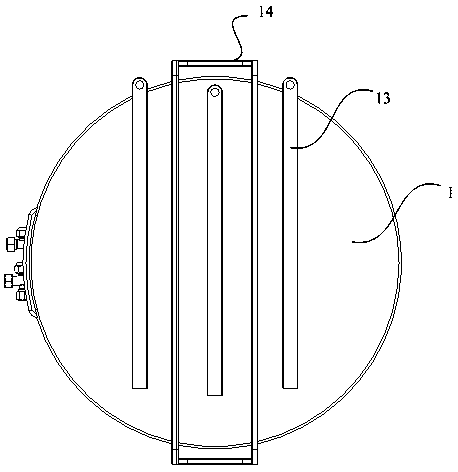 Air conditioner outdoor unit, air conditioner and snow removal method