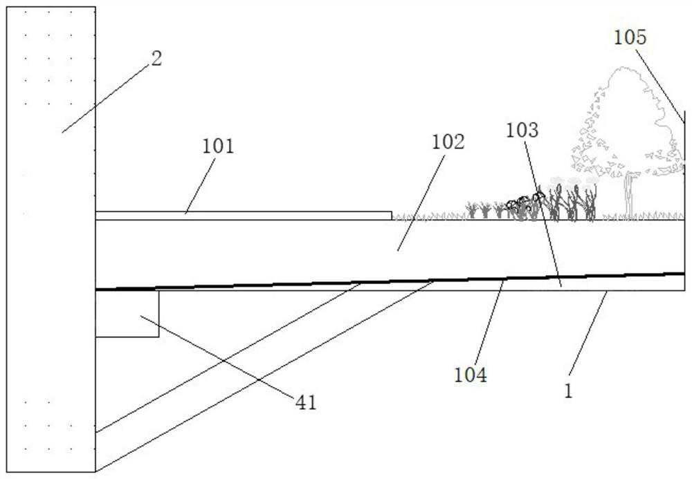 Urban multifunctional ecological courtyard and ecological building comprising same