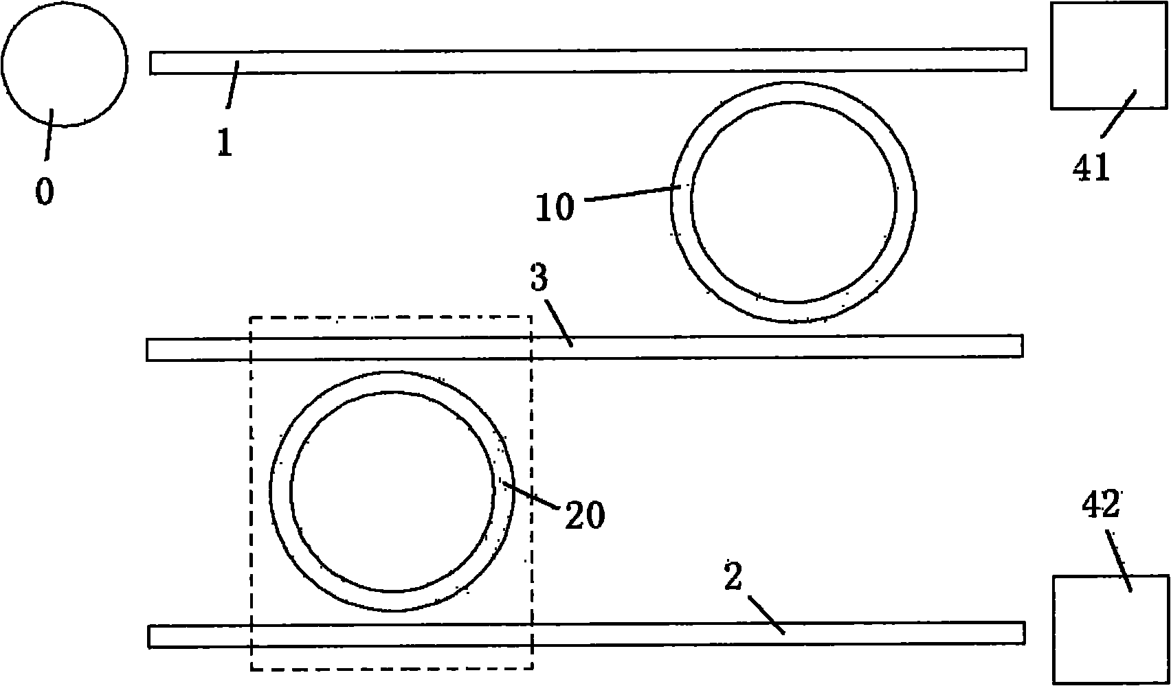 Broadband light source and cascaded optical waveguide filter-based optical sensor