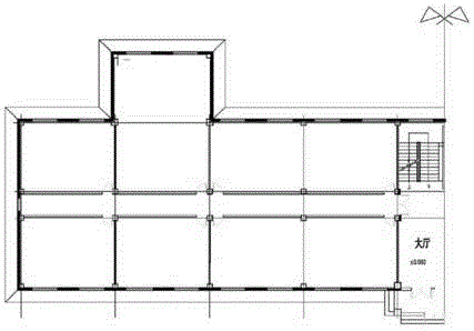 Method for constructing reinforced-concrete prefabricated element fabricated building with frame structure system