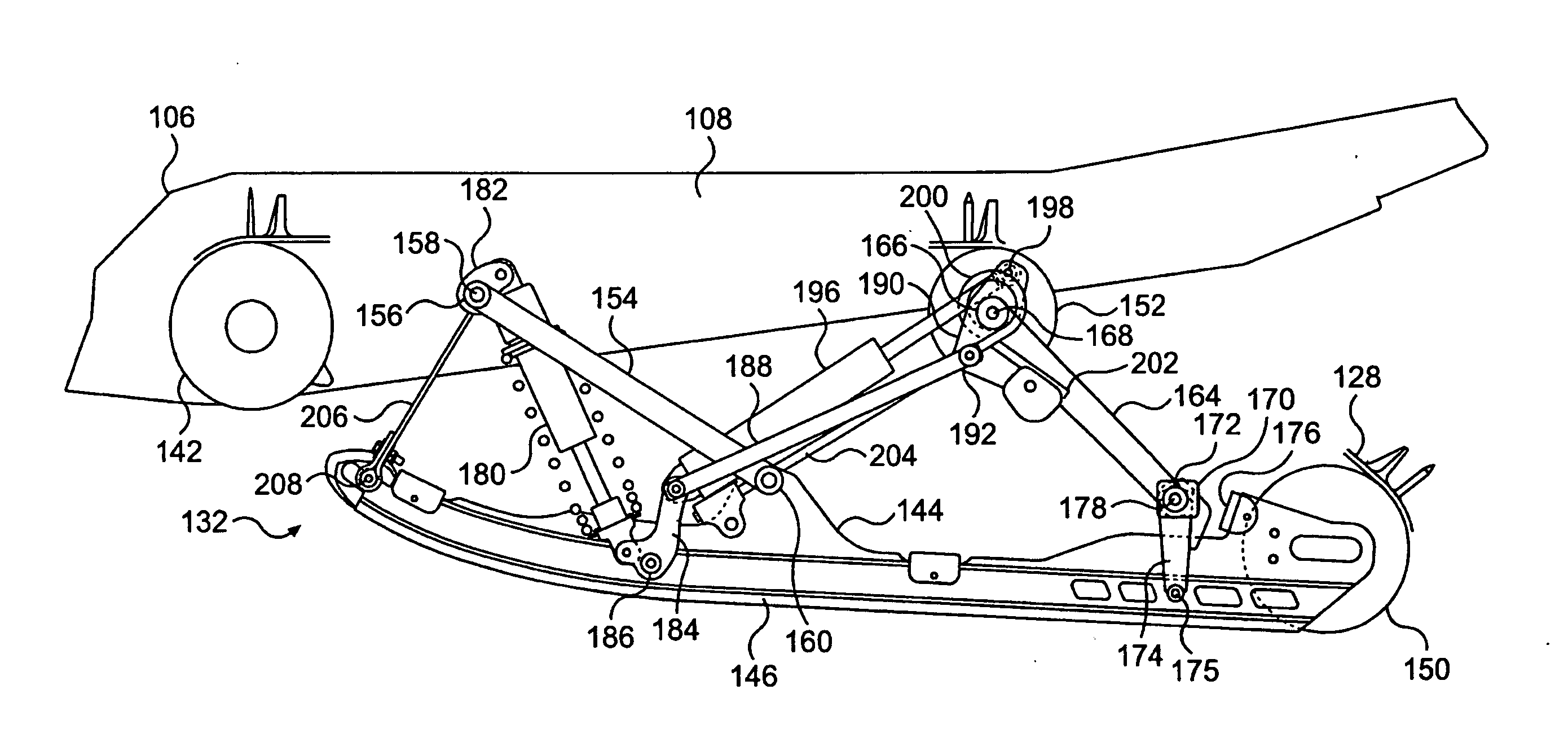 Snowmobile suspension