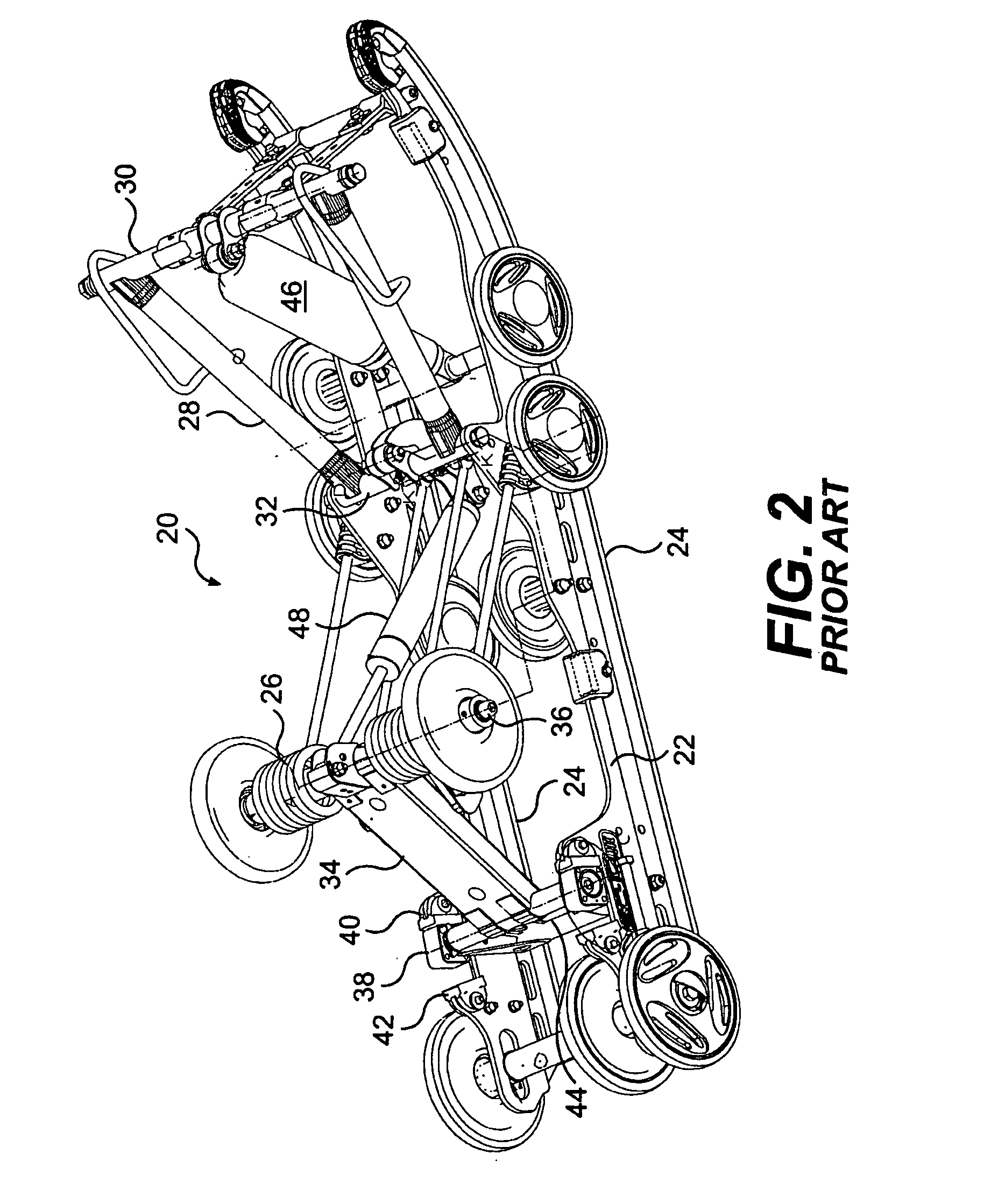 Snowmobile suspension