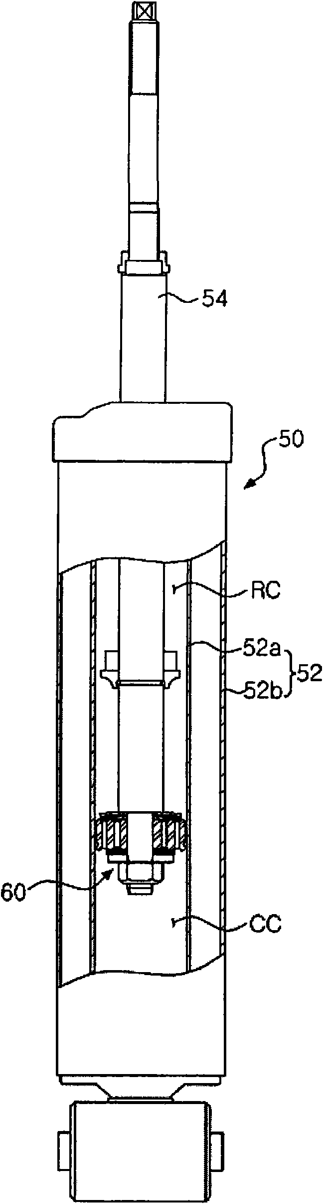 Valve apparatus of shock absorber