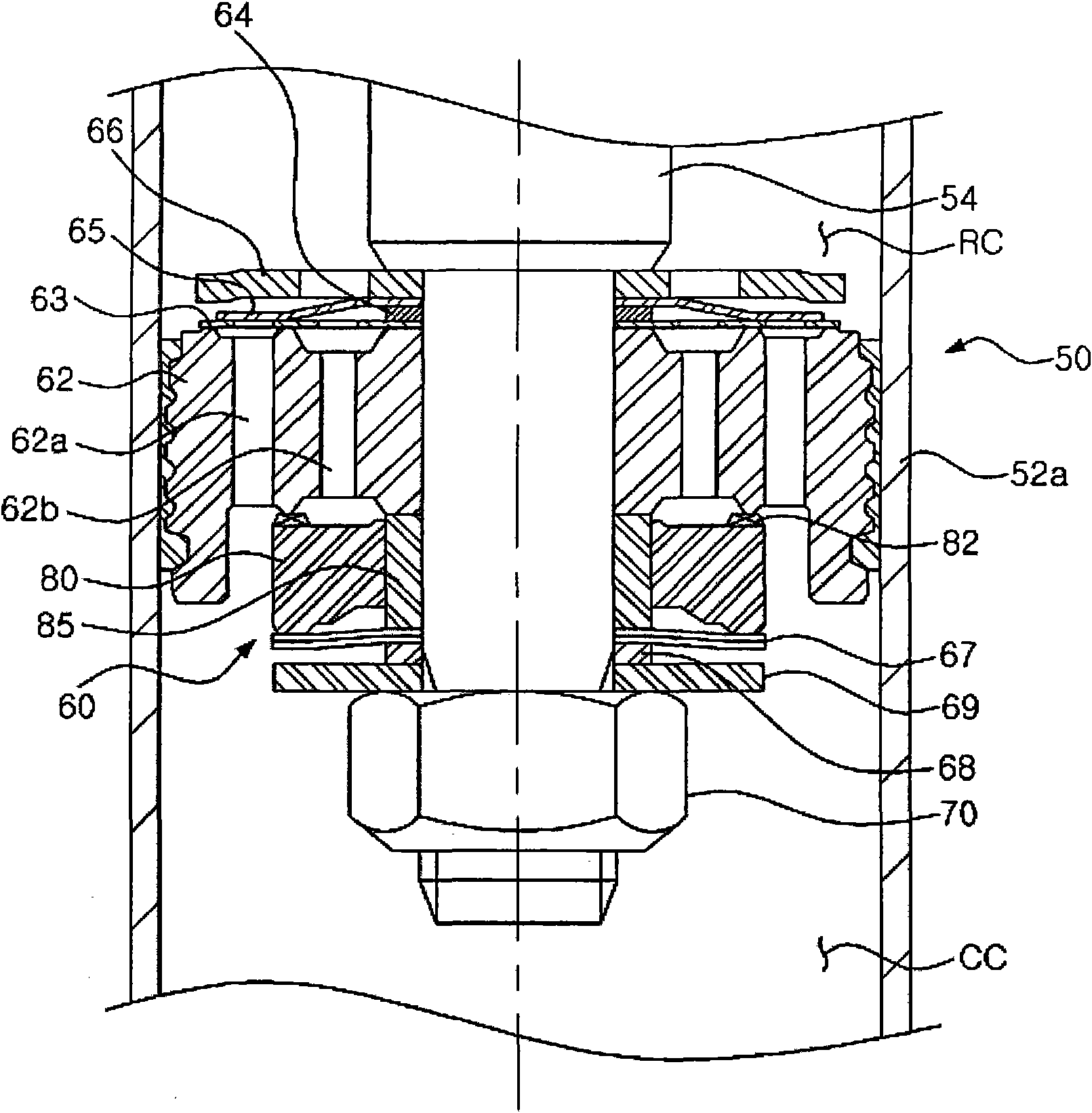 Valve apparatus of shock absorber