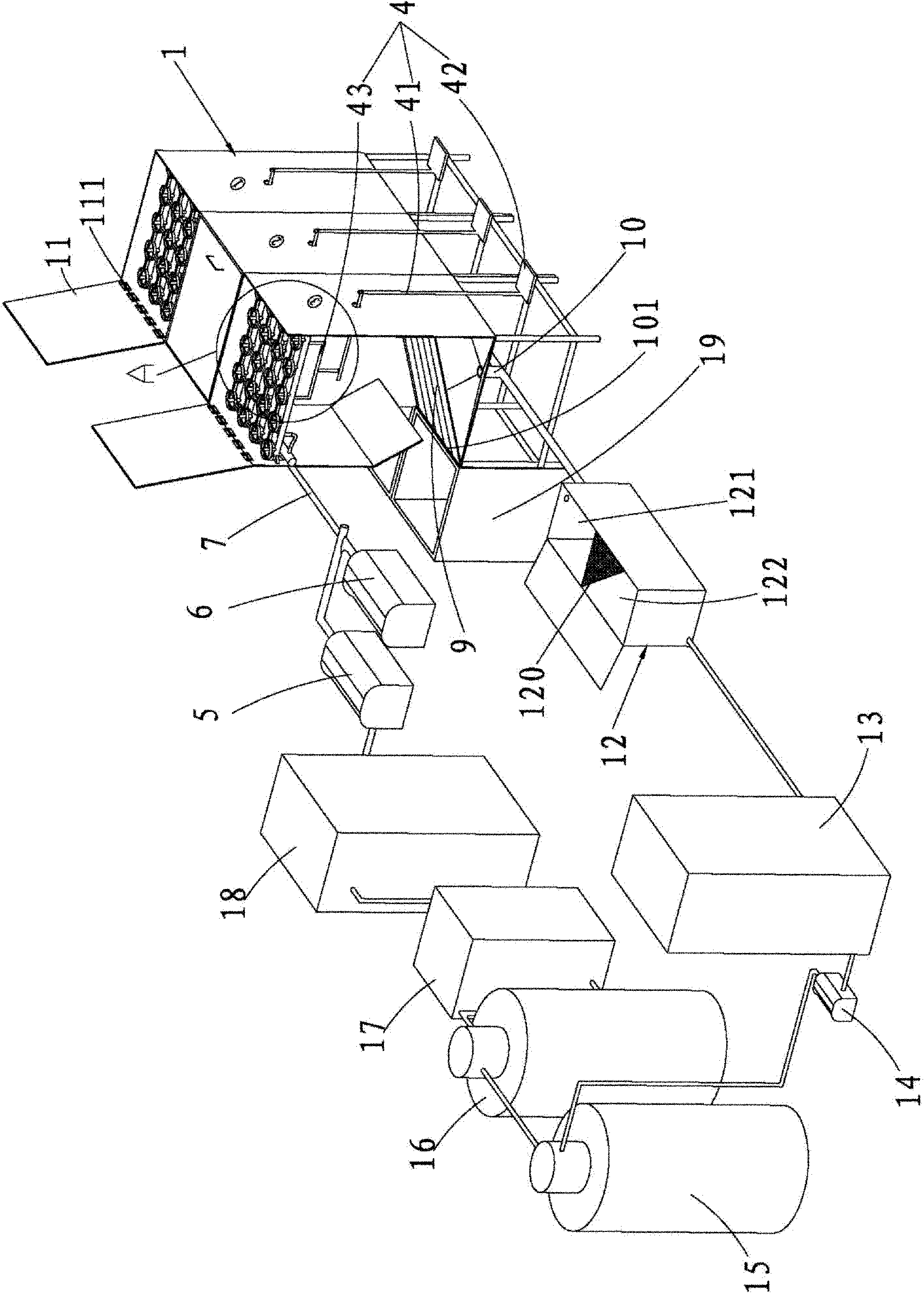 Container cleaning machine