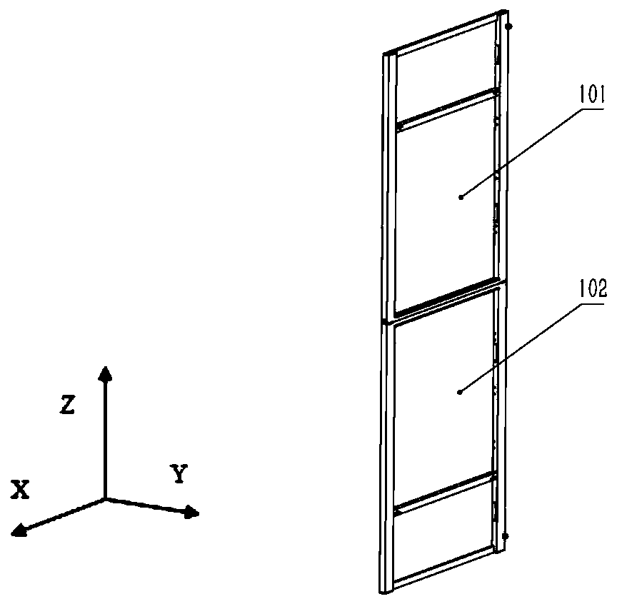 Folding storage device capable of linkage retraction