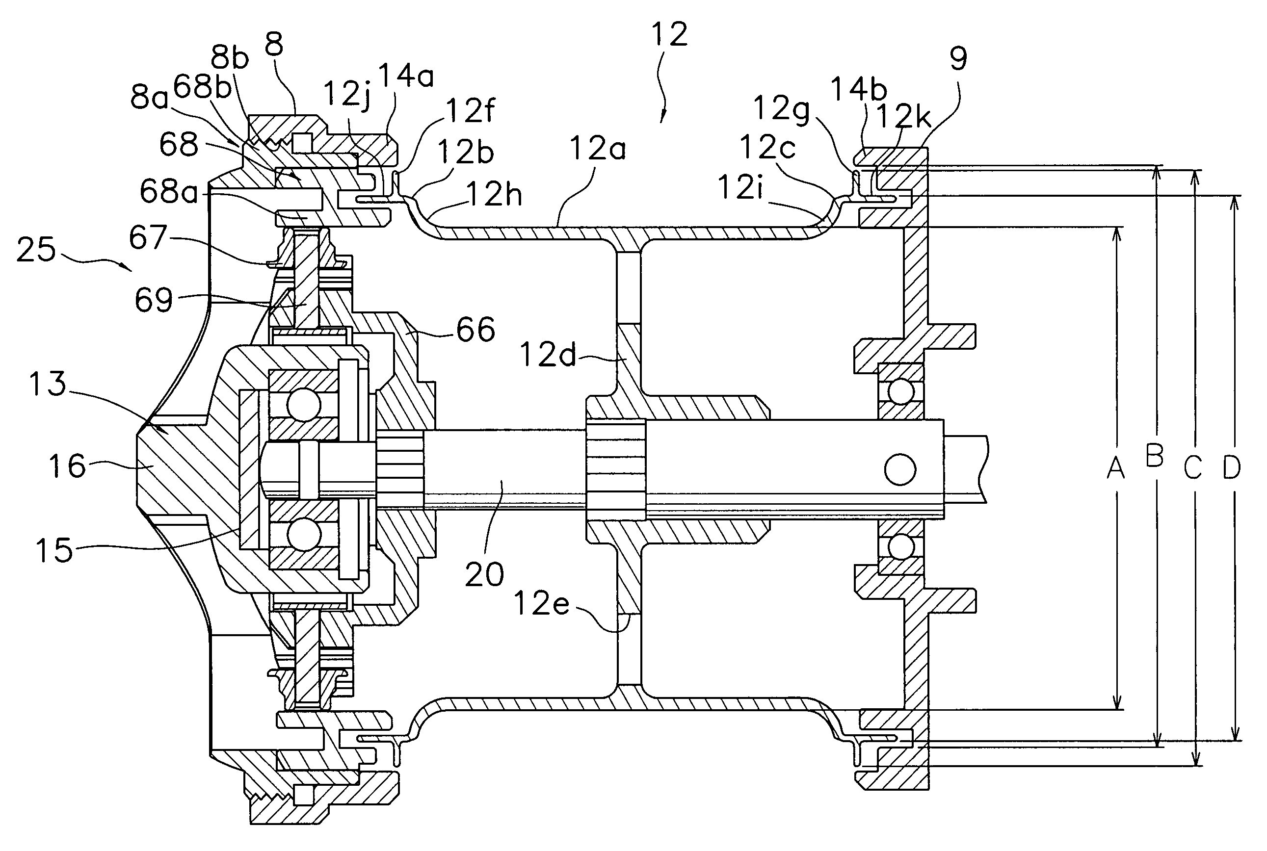 Spool assembly for a dual bearing reel