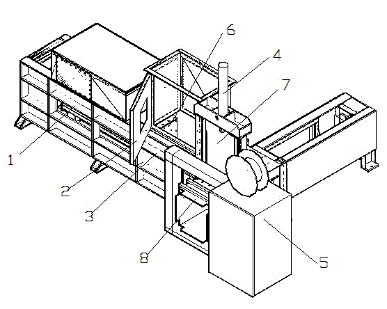 Full-automatic polypropylene (PP) ribbon automatic compression packer