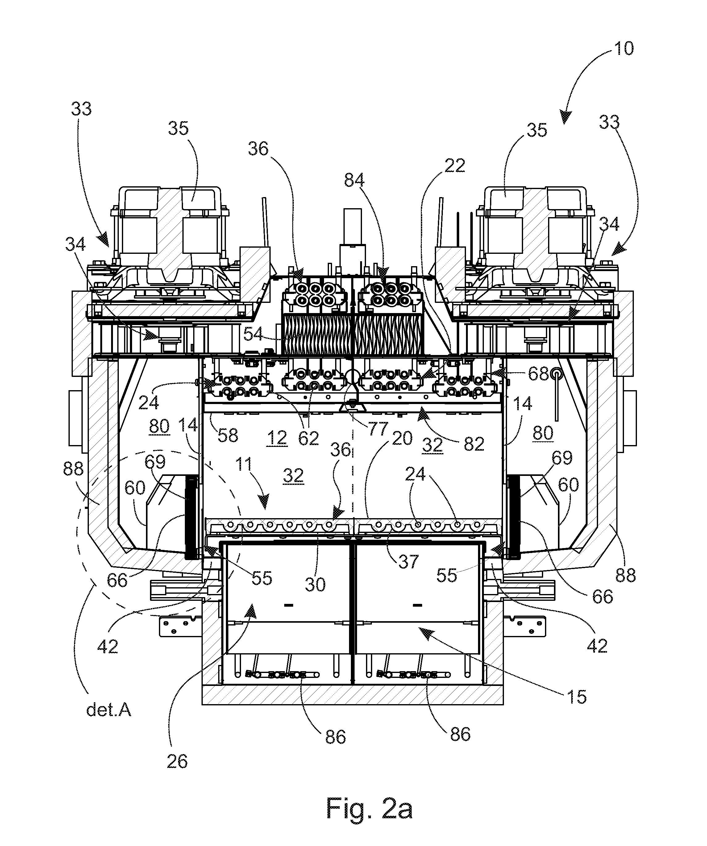 Oven for heating and frying food