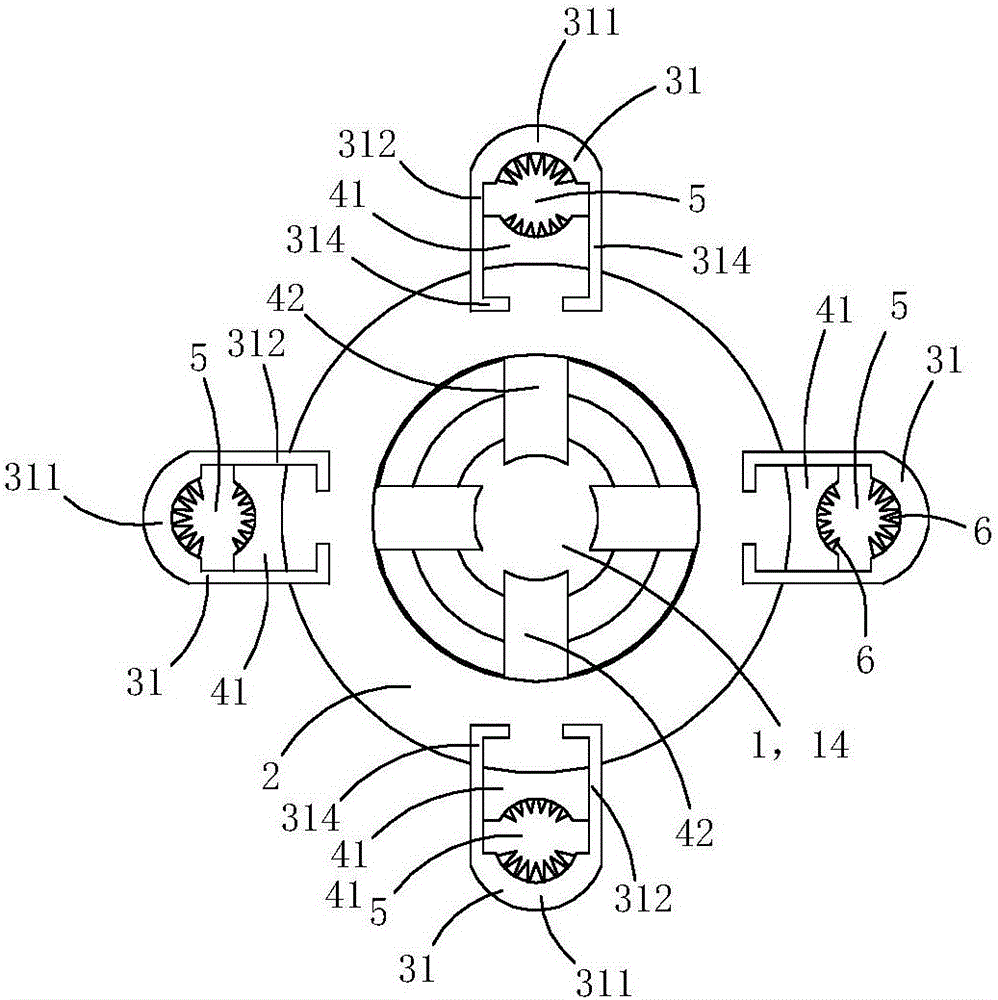 Electric power wire clamping fitting for preventing cable loosening